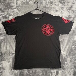 Affliction Georges St-Pierre GSP T-Shirt Mens 3XL Black Red MMA Signature Series
